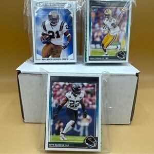 Lot of 125 Random Jacksonville Jaguars Football Cards Bulk NFL